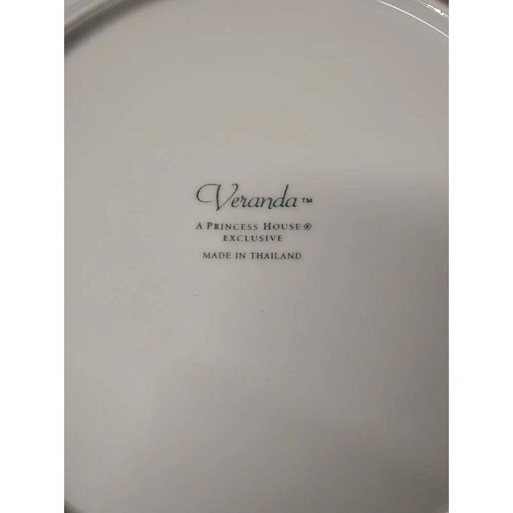 Princess‎ House Veranda White Embossed 11” Dinner Plate Priced per plate